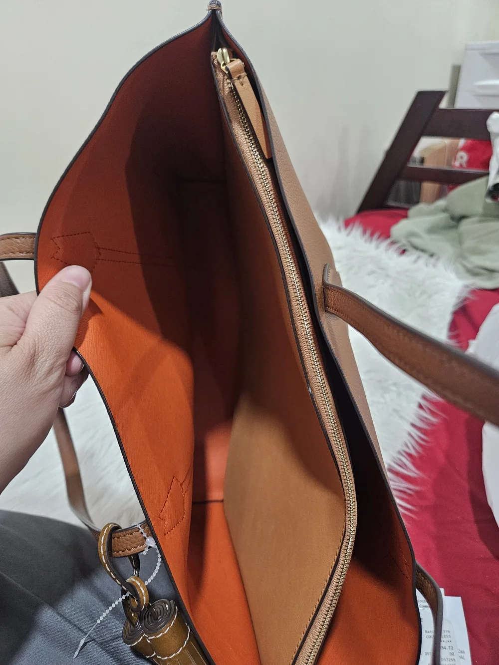 Tory Burch brown leather